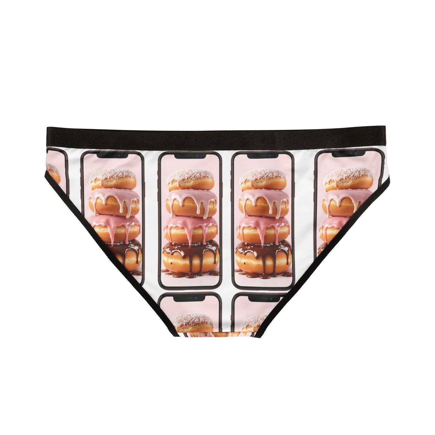 Donut Print Panties: Foodie Novelty Underwear