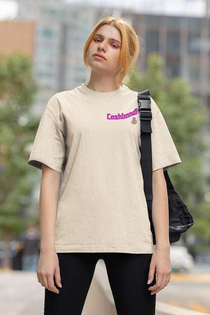 Trendy Graphic T-Shirt with Cashbandit Design, Cool Streetwear, Casual Everyday Tee, Unique Gift for Fashion Lovers