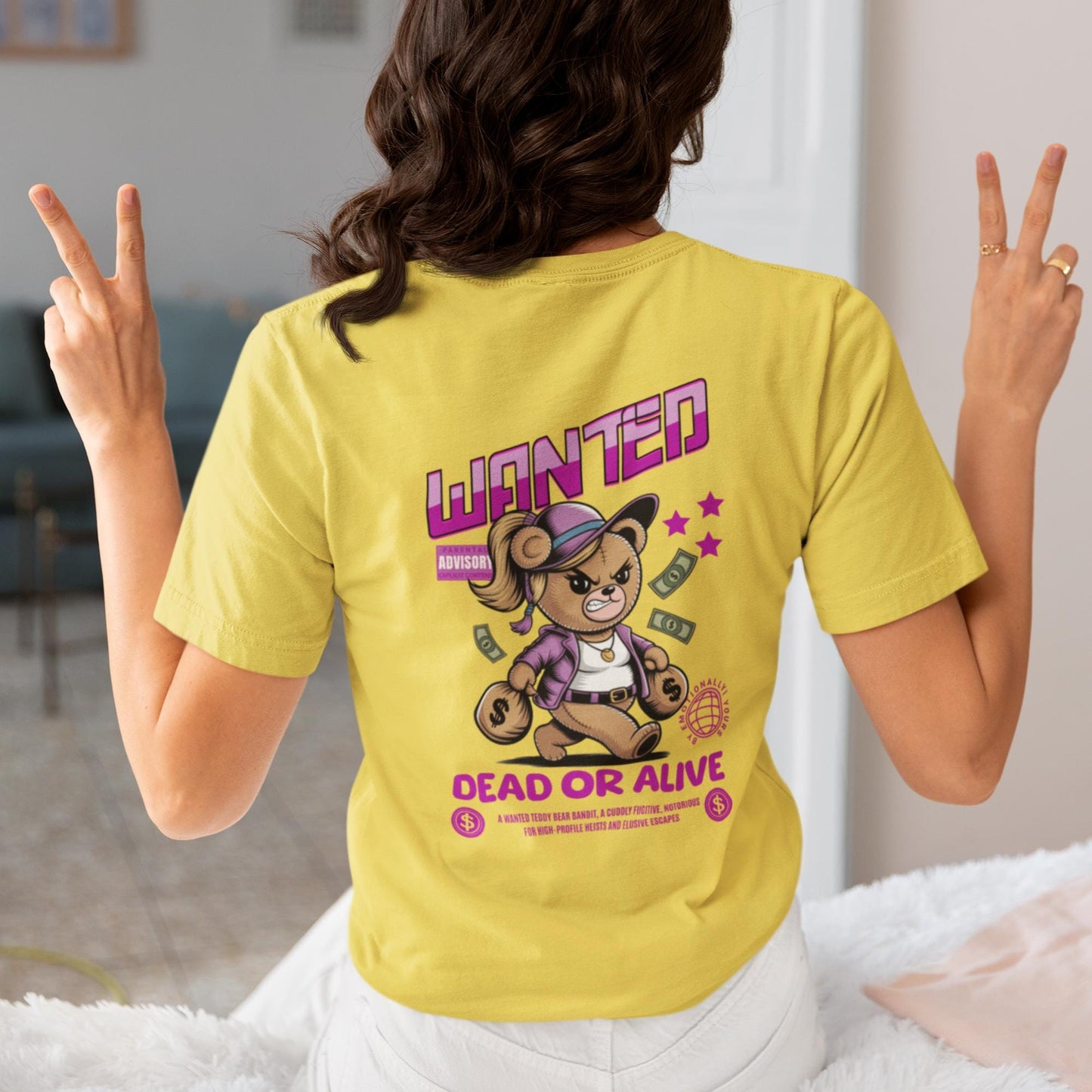 Trendy Graphic T-Shirt with Cashbandit Design, Cool Streetwear, Casual Everyday Tee, Unique Gift for Fashion Lovers
