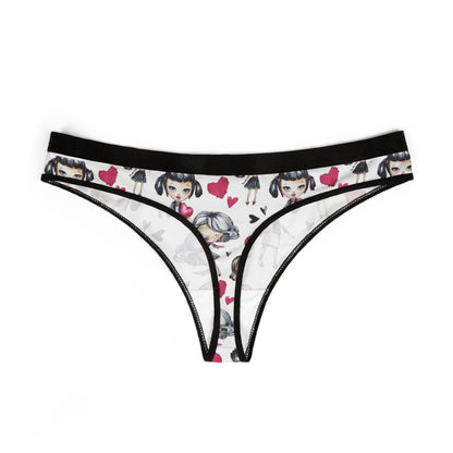 Kawaii Anime-Inspired Mother-Daughter Thong Set: Playful Cartoon Lingerie for Otaku Fans