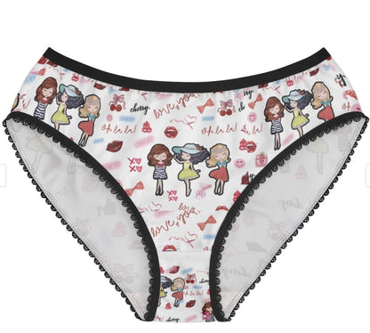 Playful Women's Briefs: Cute, Comfy Lingerie & Underwear - Fun Prints for Everyday Comfort
