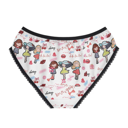 Playful Women's Briefs: Cute, Comfy Lingerie & Underwear - Fun Prints for Everyday Comfort