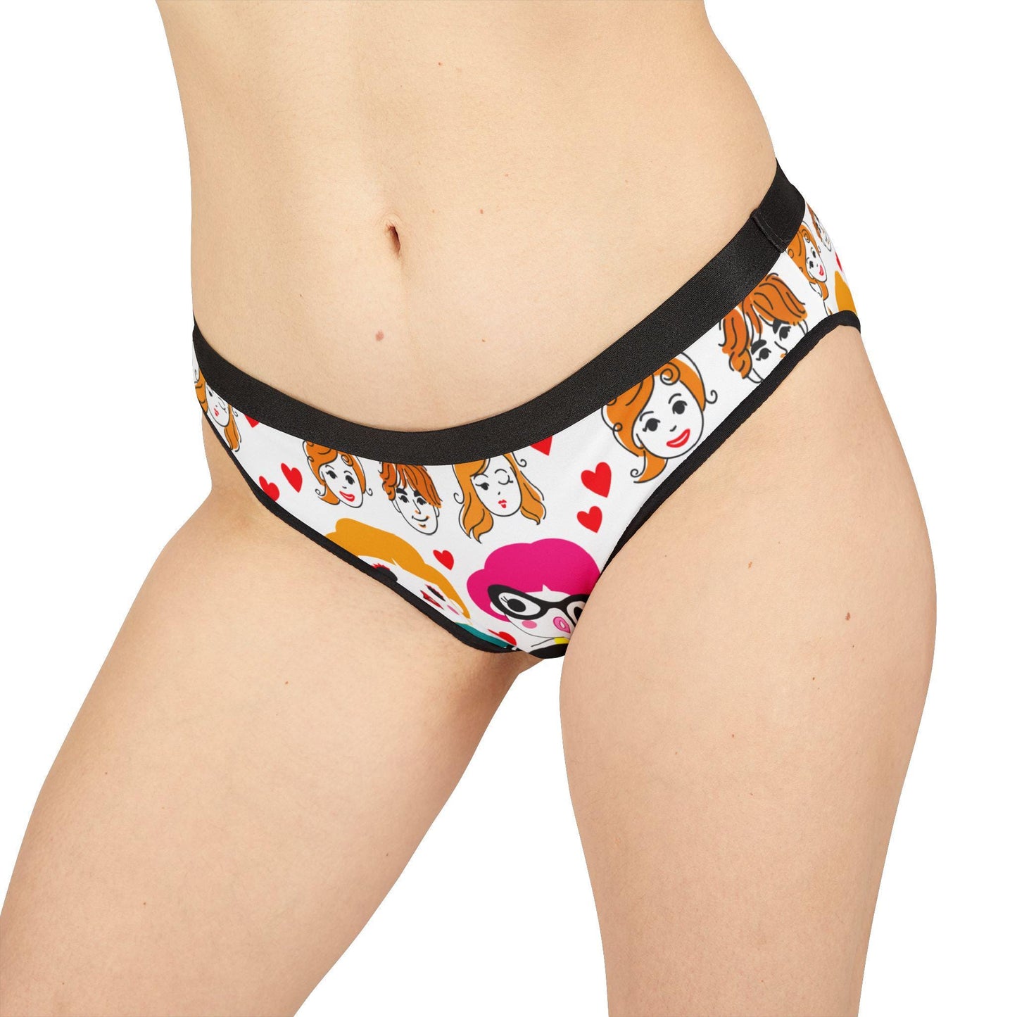 Kawaii Anime Girl Panties: Colorful Pop-Art Underwear