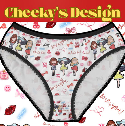 Playful Women's Briefs: Cute, Comfy Lingerie & Underwear - Fun Prints for Everyday Comfort