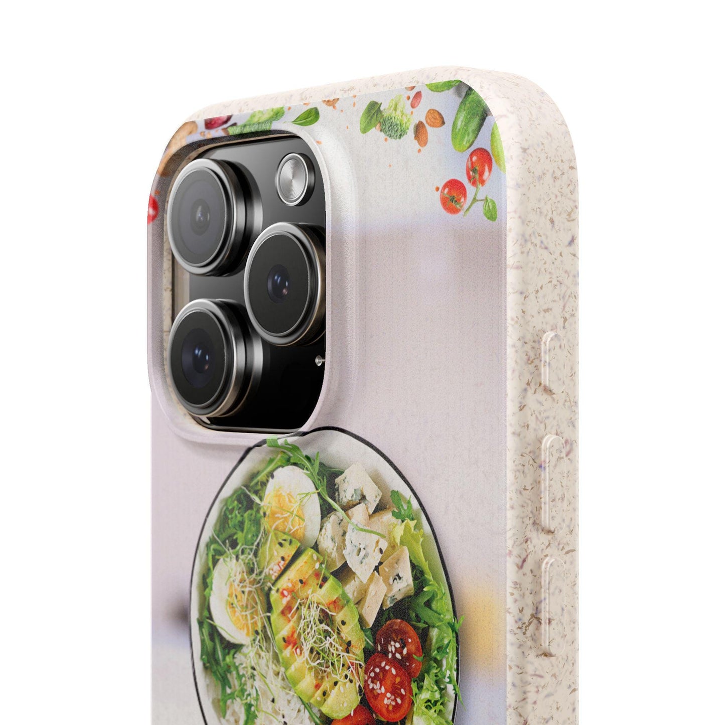 Eco-Friendly Phone Case with Vibrant Salad Design, Biodegradable Cases, Sustainable Gift, Kitchen Lover Accessory, Green Living, [...]