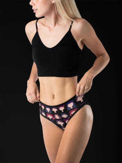 Mysterious Anime Woman Cheeky Thong - Kawaii Otaku Lingerie for Cosplay Lovers and Anime Fans