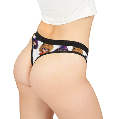 Kawaii Anime Print Thong: Nerdy Girl Lingerie, Cosplay Underwear