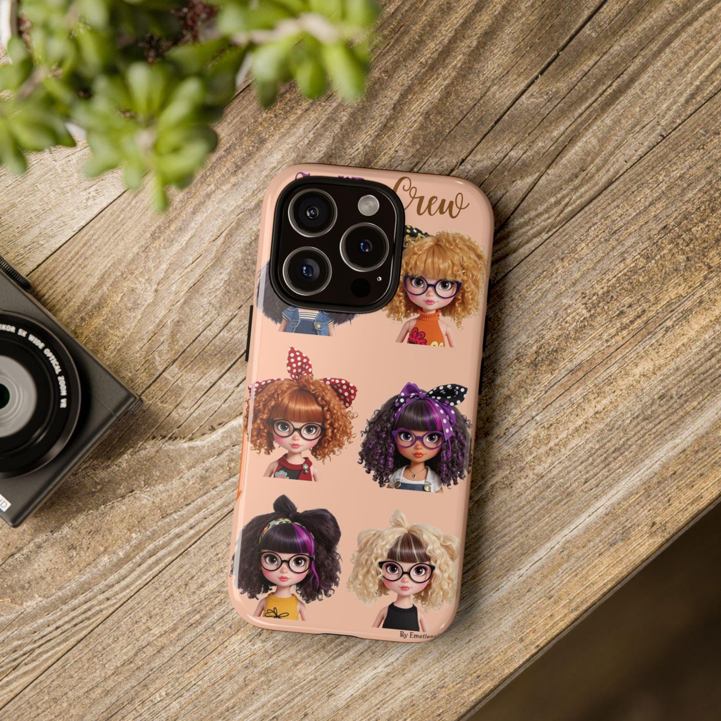Nerdy Fashion Doll Phone Case: Protective iPhone, Samsung, Pixel Cover