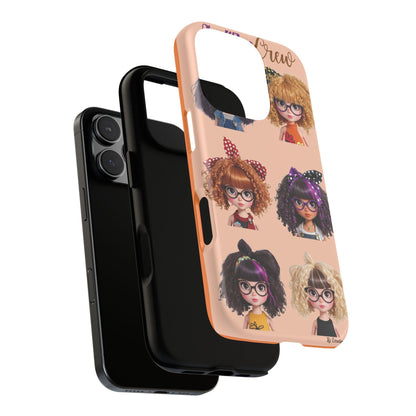 Nerdy Fashion Doll Phone Case: Protective iPhone, Samsung, Pixel Cover