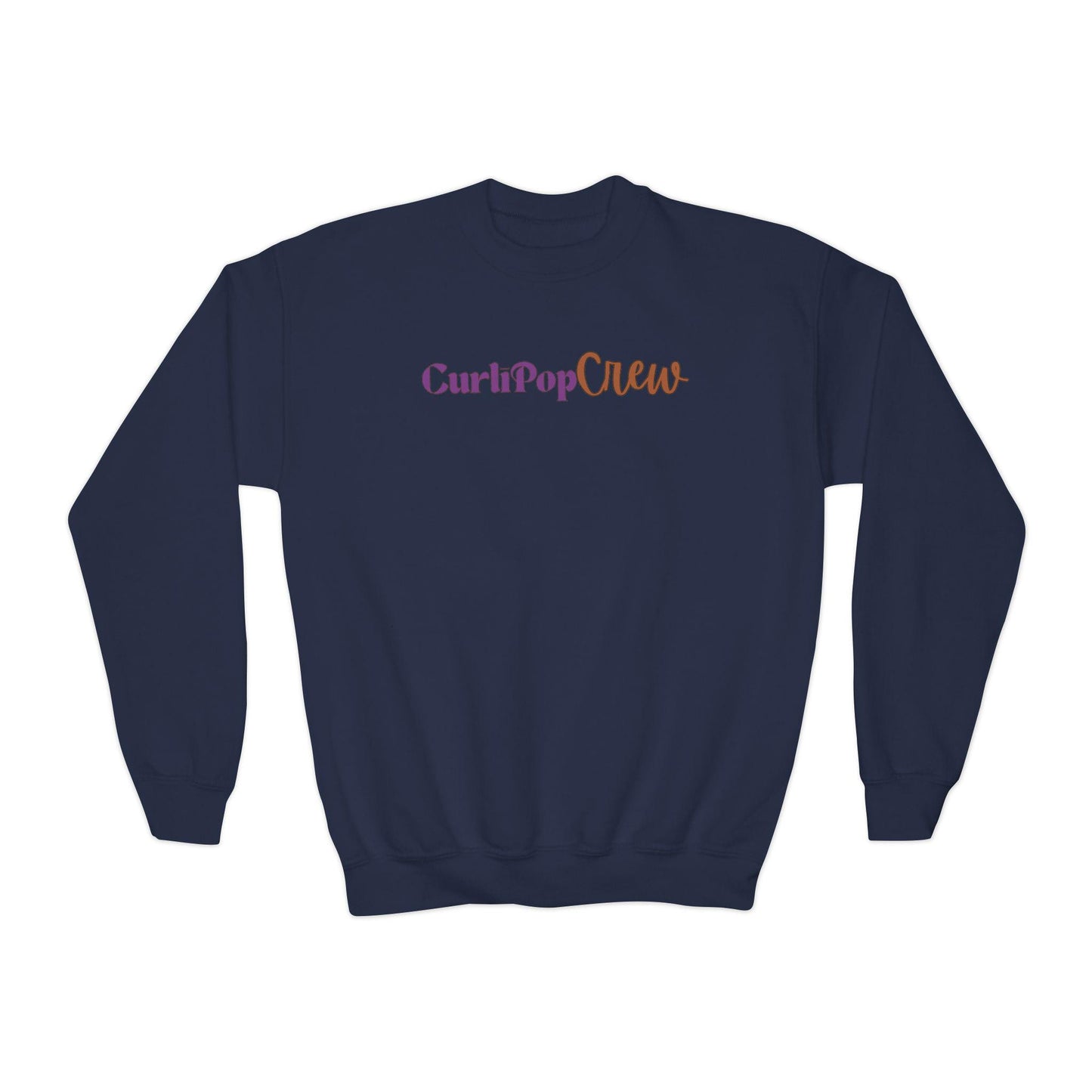 CurliPop Crew Kids Sweatshirt: Curly Hair Dolls, Nerdy Fashion
