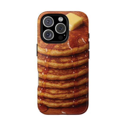 Pancake Lovers Phone Case - Tough Cases for Foodies, Breakfast Gifts, Pancake Design, Unique Gifts, Kitchen Decor