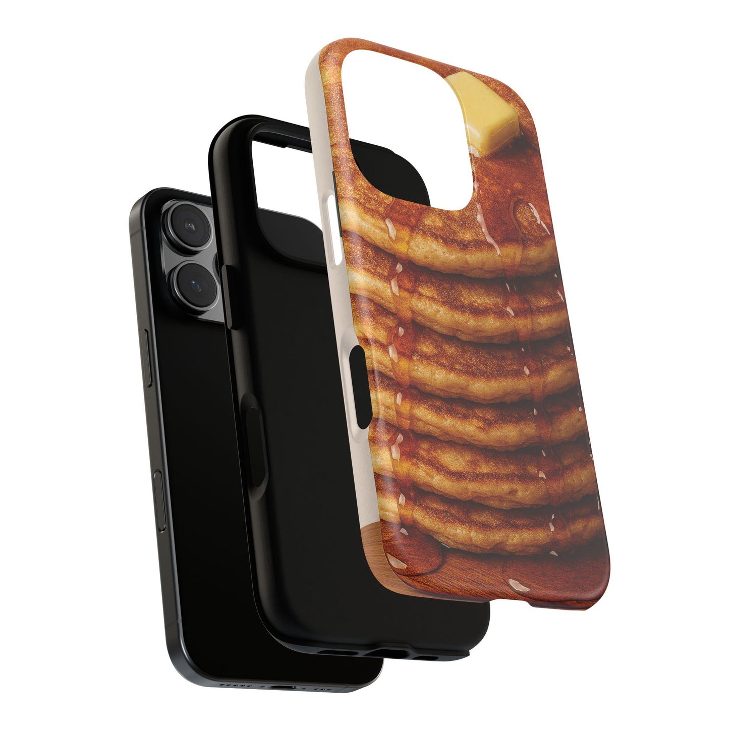 Pancake Lovers Phone Case - Tough Cases for Foodies, Breakfast Gifts, Pancake Design, Unique Gifts, Kitchen Decor