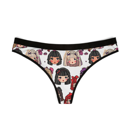 Anime Girl Panties, Thong, Cute Kawaii Seamless Underwear