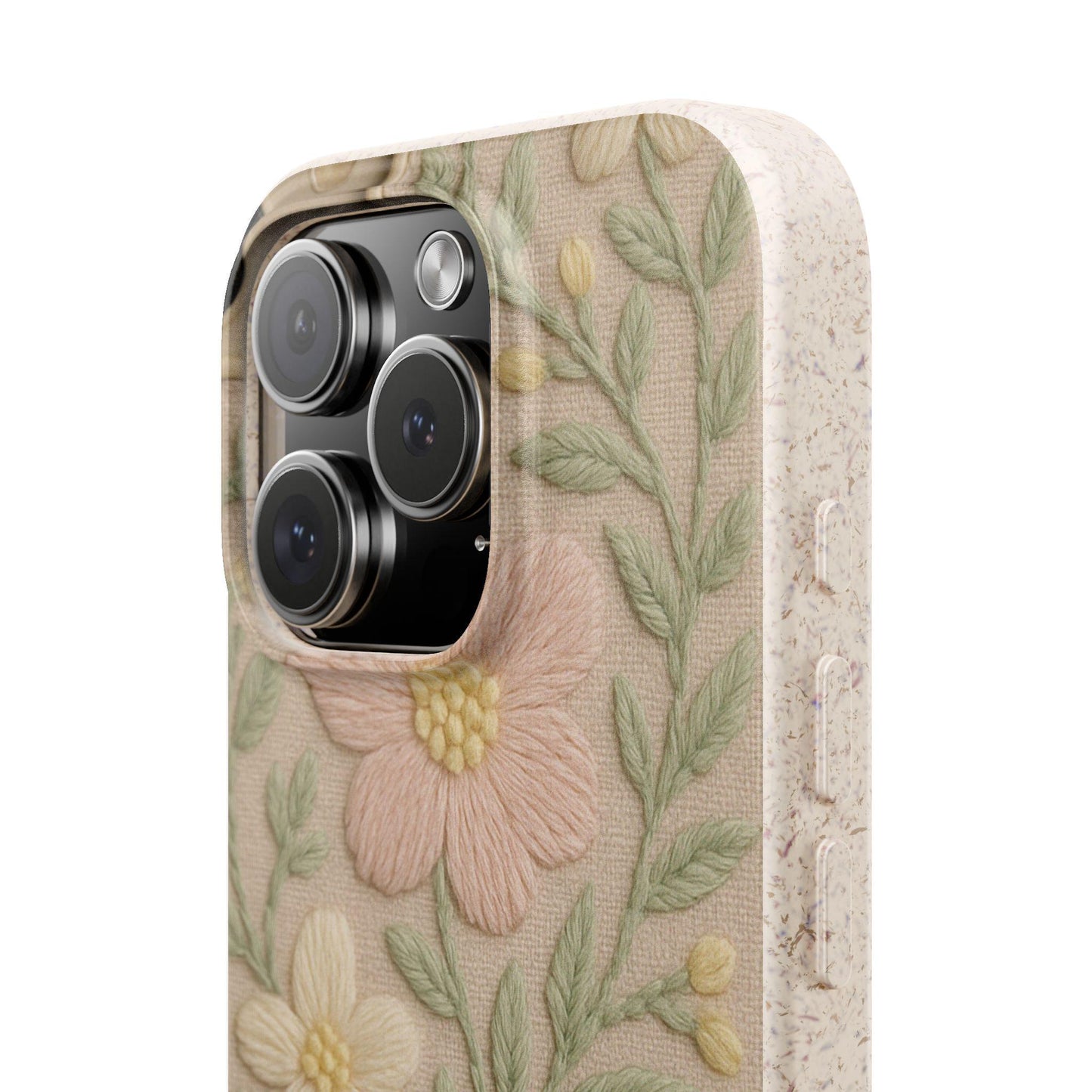 Eco-Friendly Floral Phone Case, Sustainable Phone Cover, Nature-Inspired Tech Accessory, Biodegradable Case for Nature Lovers, Gift for Her