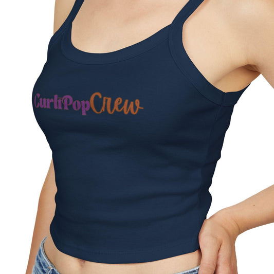 CurliPop Crew Dolls Women's Tank Top, Cute & Quirky Tee, Bandana Flair, Summer Fashion
