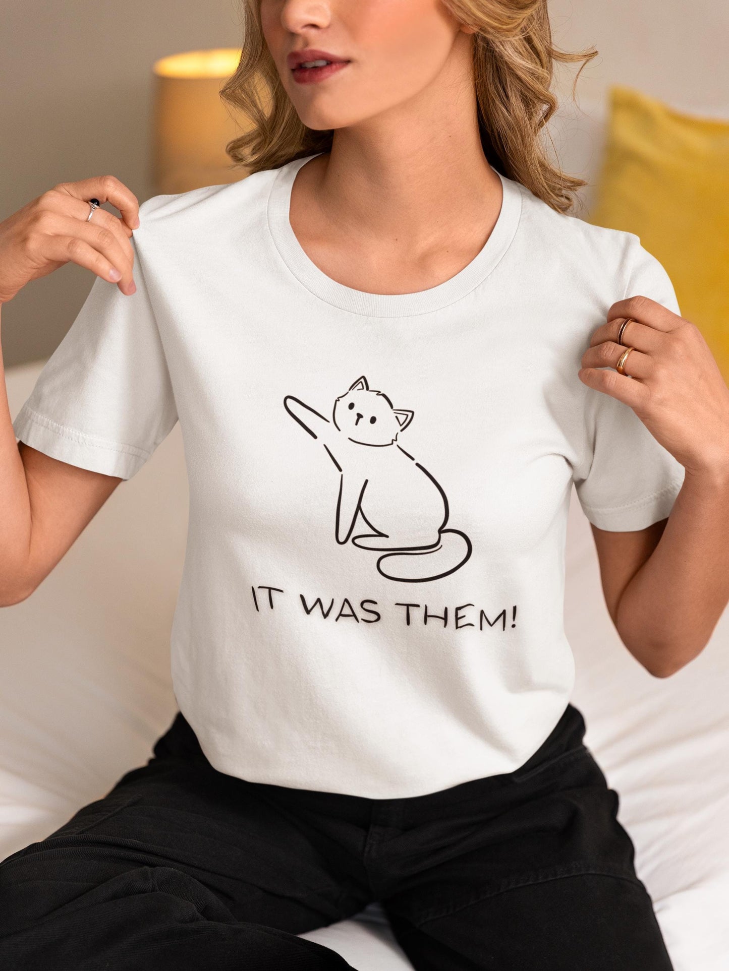 Cat-Themed Cropped T-Shirt, Cute Pet Lover Tee, Funny Cat Humor Top, Gift for Cat Owners, Spring/Summer CasualWear