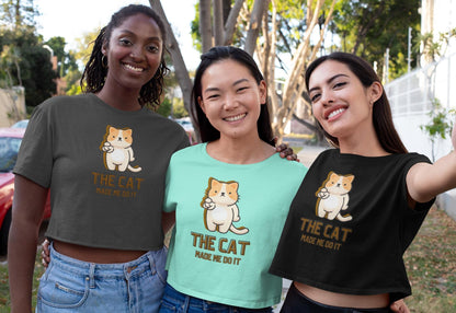 Quirky Cat Lover Boxy Tee: Pigment-Dyed Comfort Shirt