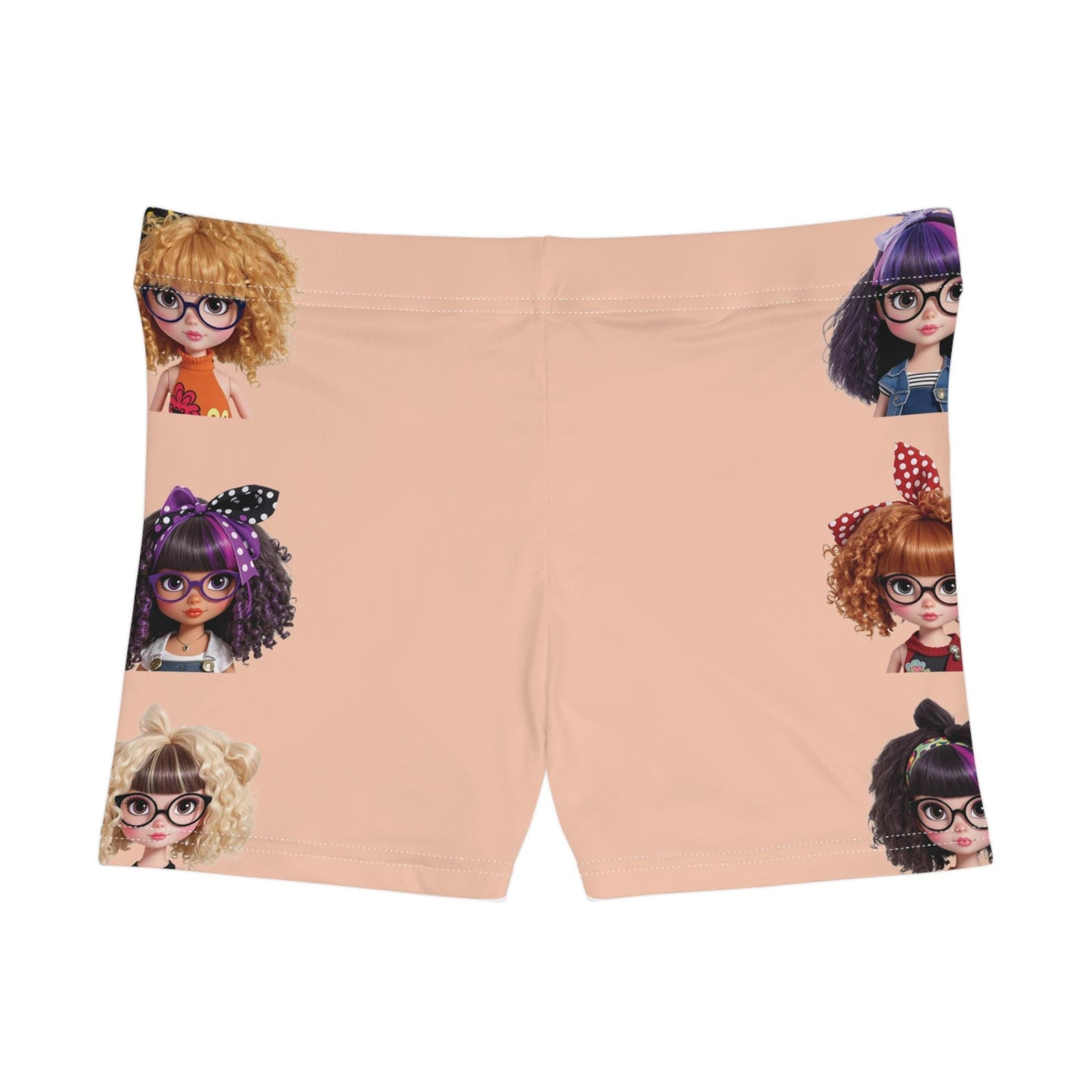 Fun & Playful Women's Shorts: CurliPop Crew - Summer Beach Cover-Up