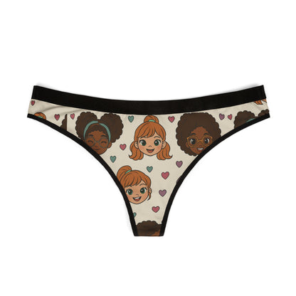 Kawaii Anime Doll Face Underwear: Cute Otaku Girl Lingerie, Bold Cartoon Panties, Nerdy Cosplay Gift