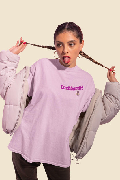 Trendy Graphic T-Shirt with Cashbandit Design, Cool Streetwear, Casual Everyday Tee, Unique Gift for Fashion Lovers