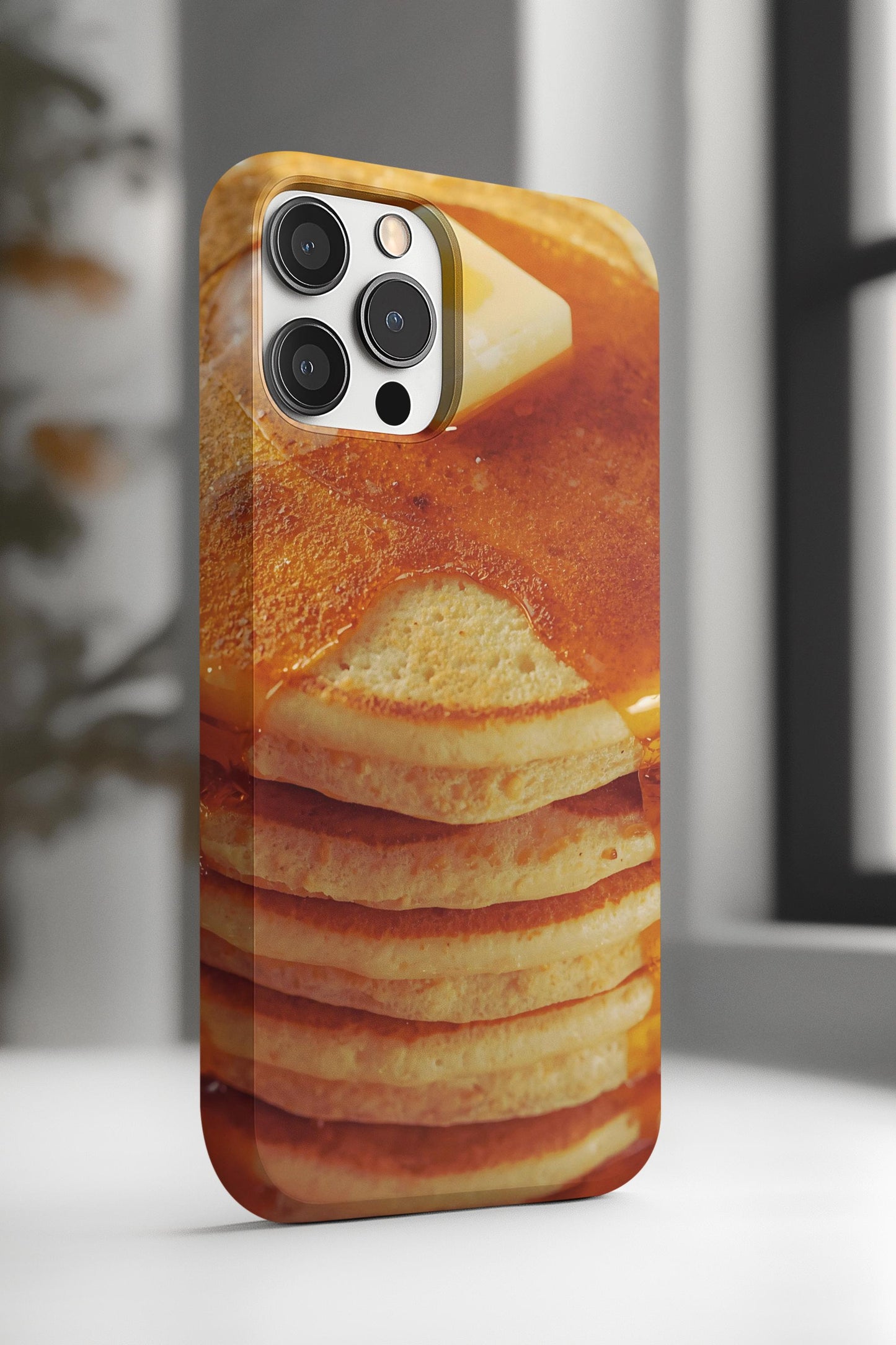 Pancake iPhone 16 Case: Foodie Tough Phone Cover