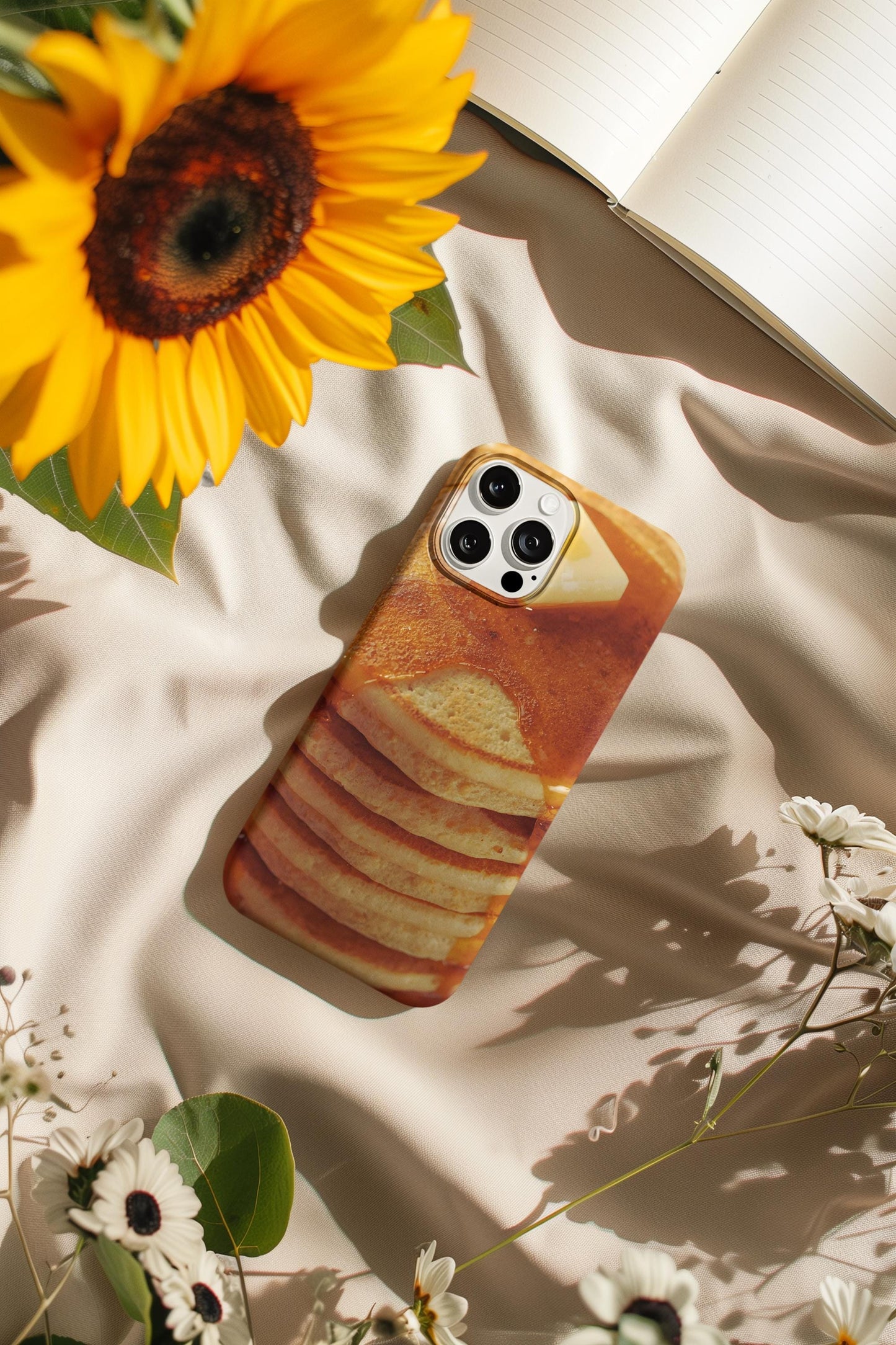 Pancake iPhone 16 Case: Foodie Tough Phone Cover