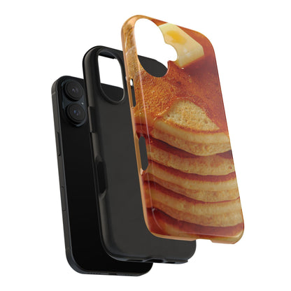 Pancake iPhone 16 Case: Foodie Tough Phone Cover
