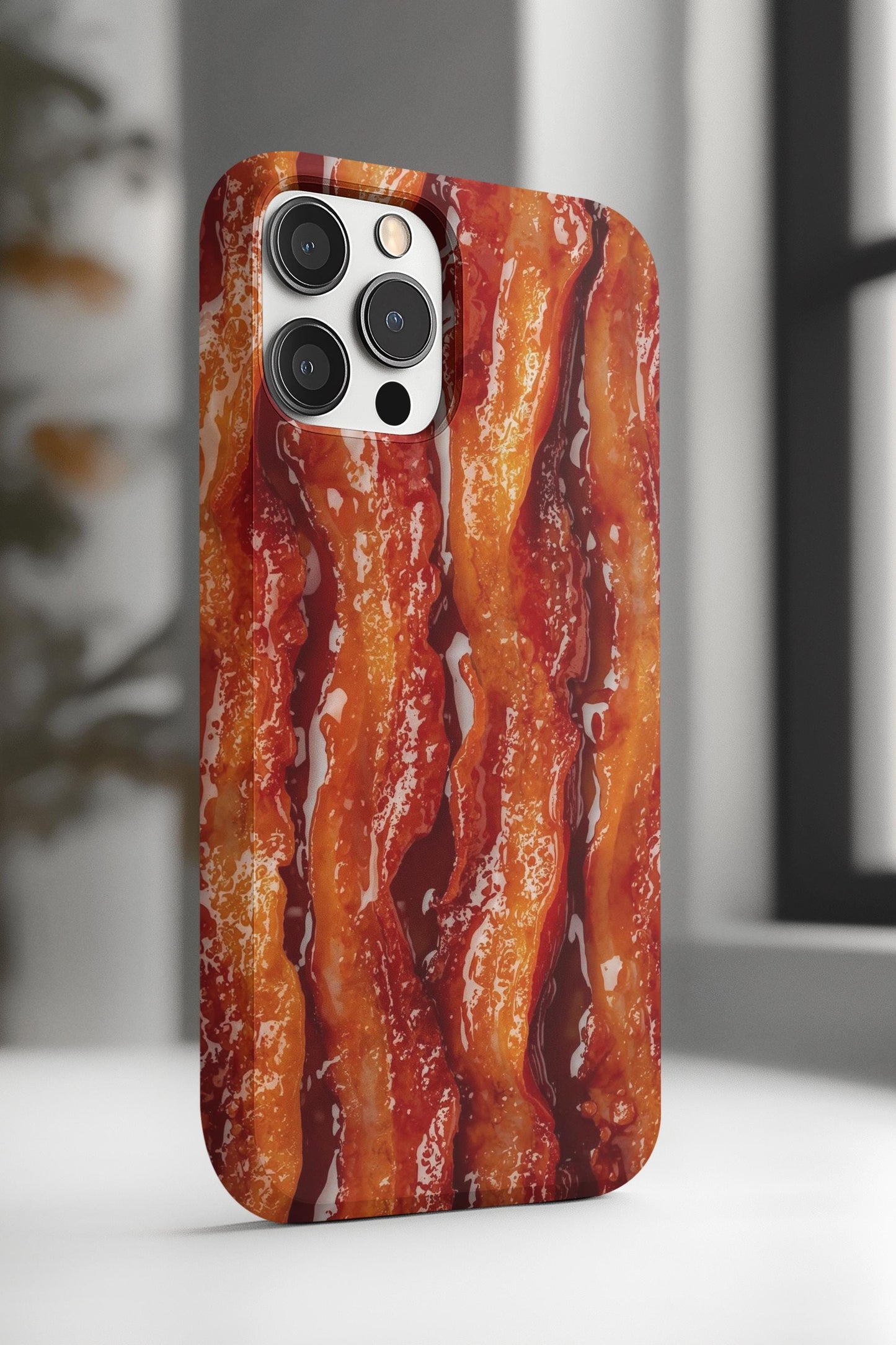 Bacon Lovers Phone Cases, Fun Foodie Gift, Funny Accessory, Holiday Present, Unique Phone Cover