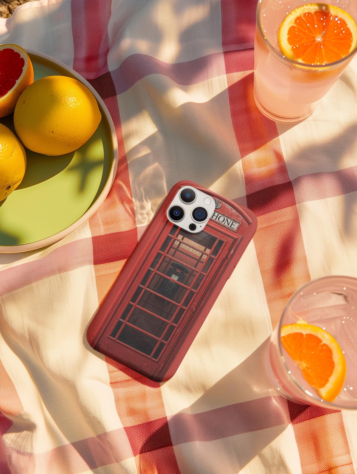 Red Phone Booth Magnetic Phone Case: MagSafe Compatible, Dual Layer Protection