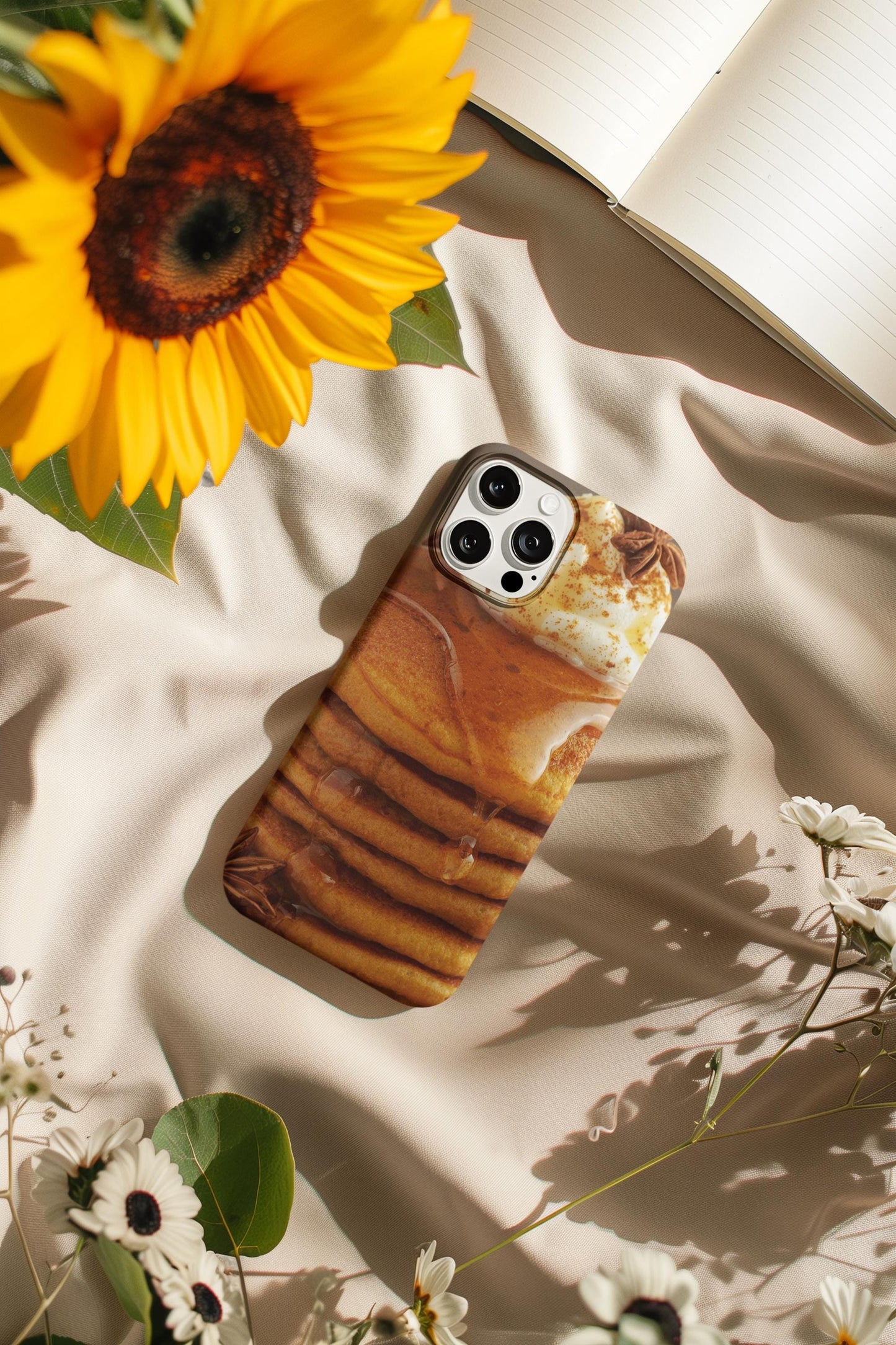 Pumpkin Spice Pancake Phone Case: Magnetic MagSafe Tough Case