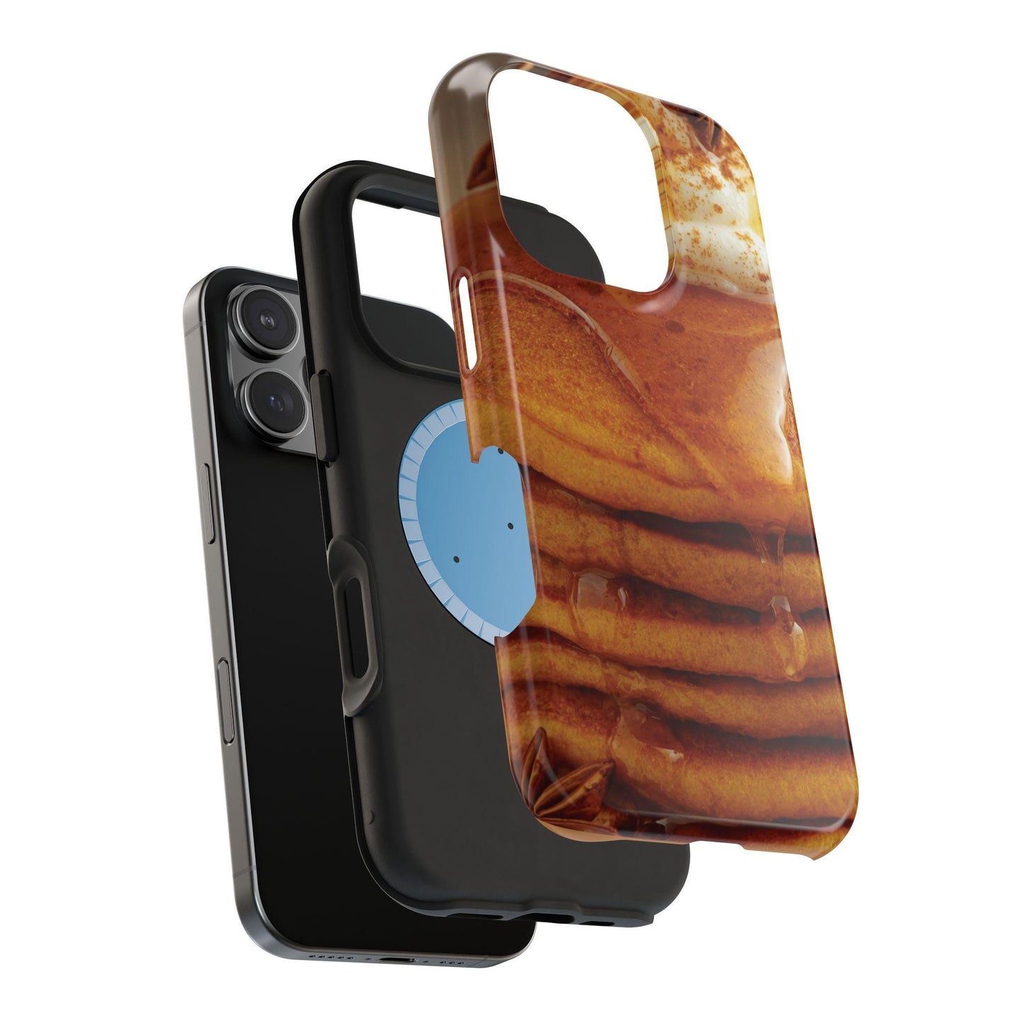 Pumpkin Spice Pancake Phone Case: Magnetic MagSafe Tough Case