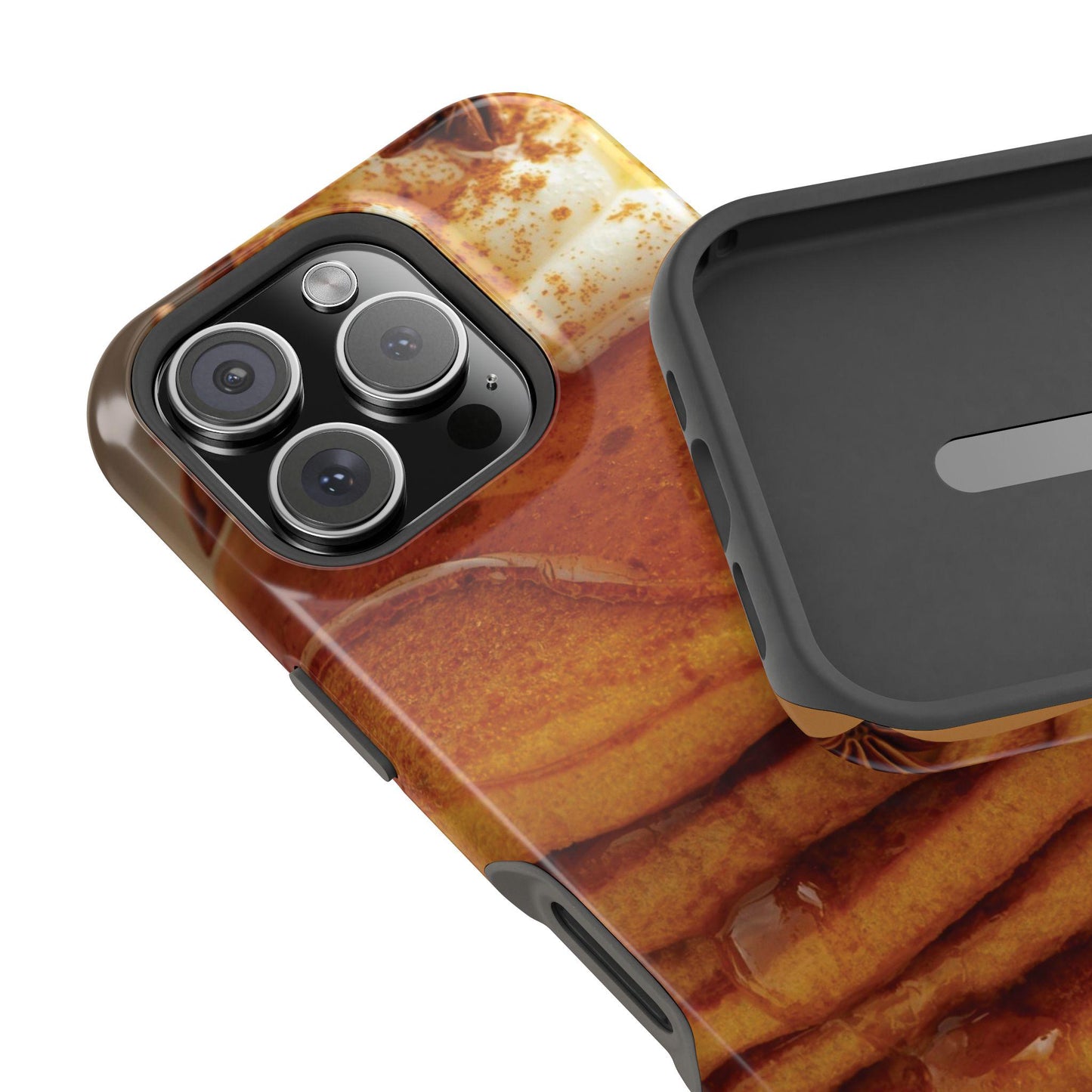 Pumpkin Spice Pancake Phone Case: Magnetic MagSafe Tough Case