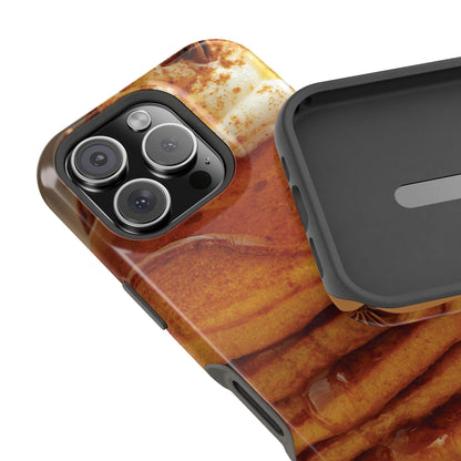 Pumpkin Spice Pancake Phone Case: Magnetic MagSafe Tough Case