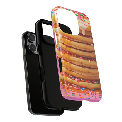Colorful Confetti Pancake iPhone 14 Case: Unique Foodie Gift for Teens, Fun Phone Accessory