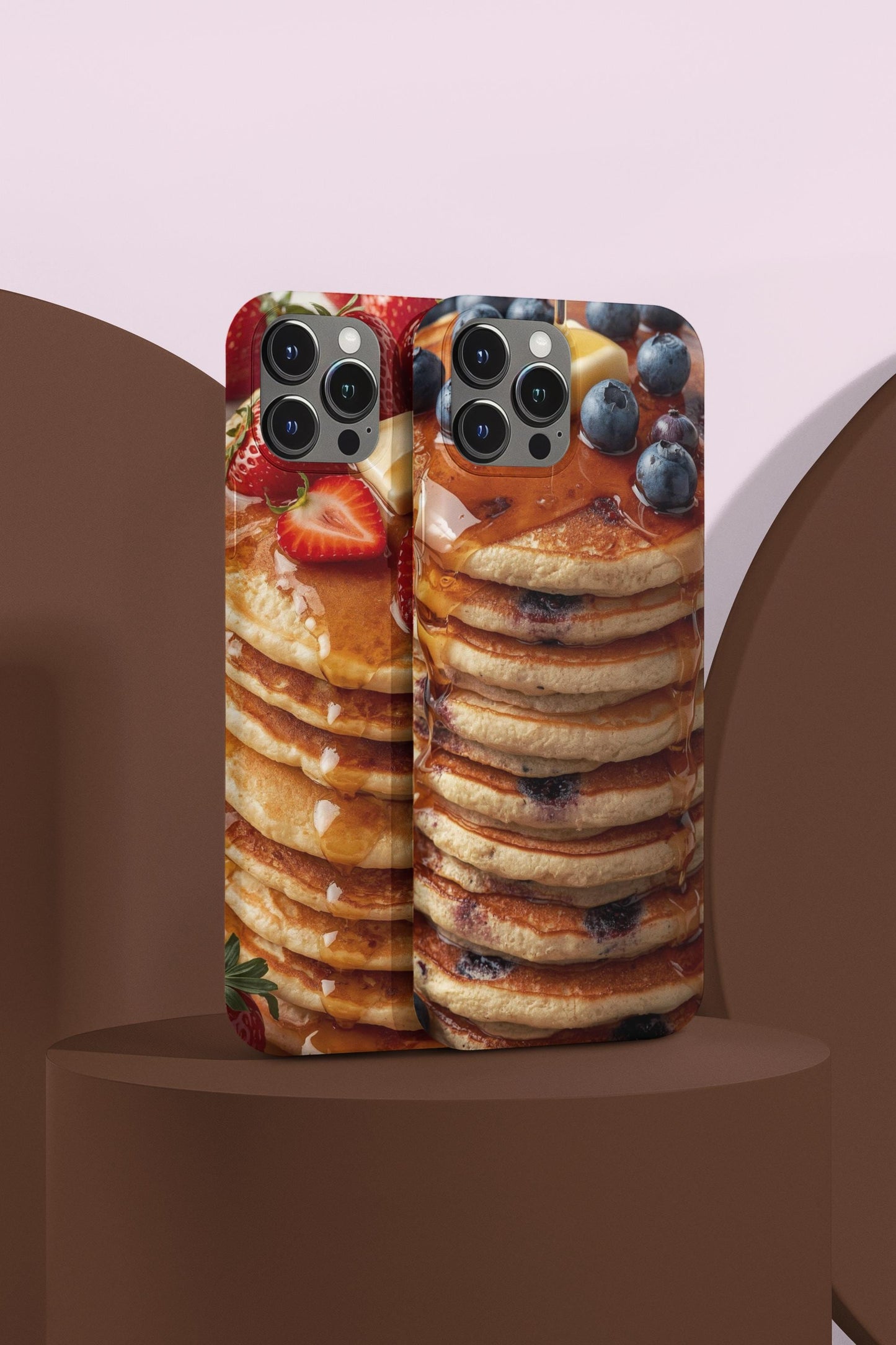 Blueberry Pancake iPhone Case: Magnetic, Durable, Food Lover Gift