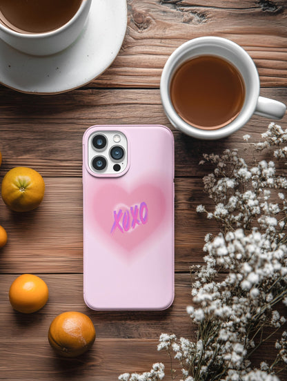 Pink and White Y2K Hearts for iPhone 16, 15, 14, 13, 12, 11, 8, 7, XR, XS, X Pro Max Plus Mini. Aesthetic, Cute, Retro Birthday Present