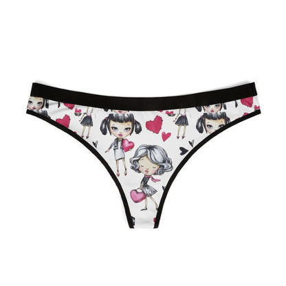 Kawaii Anime-Inspired Mother-Daughter Thong Set: Playful Cartoon Lingerie for Otaku Fans
