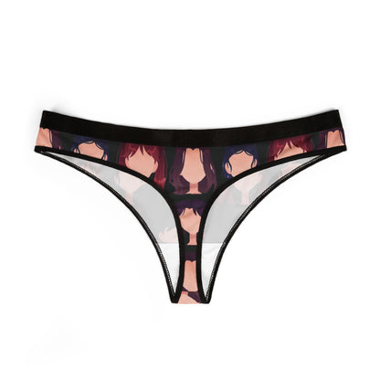 Mysterious Anime Woman Cheeky Thong - Kawaii Otaku Lingerie for Cosplay Lovers and Anime Fans