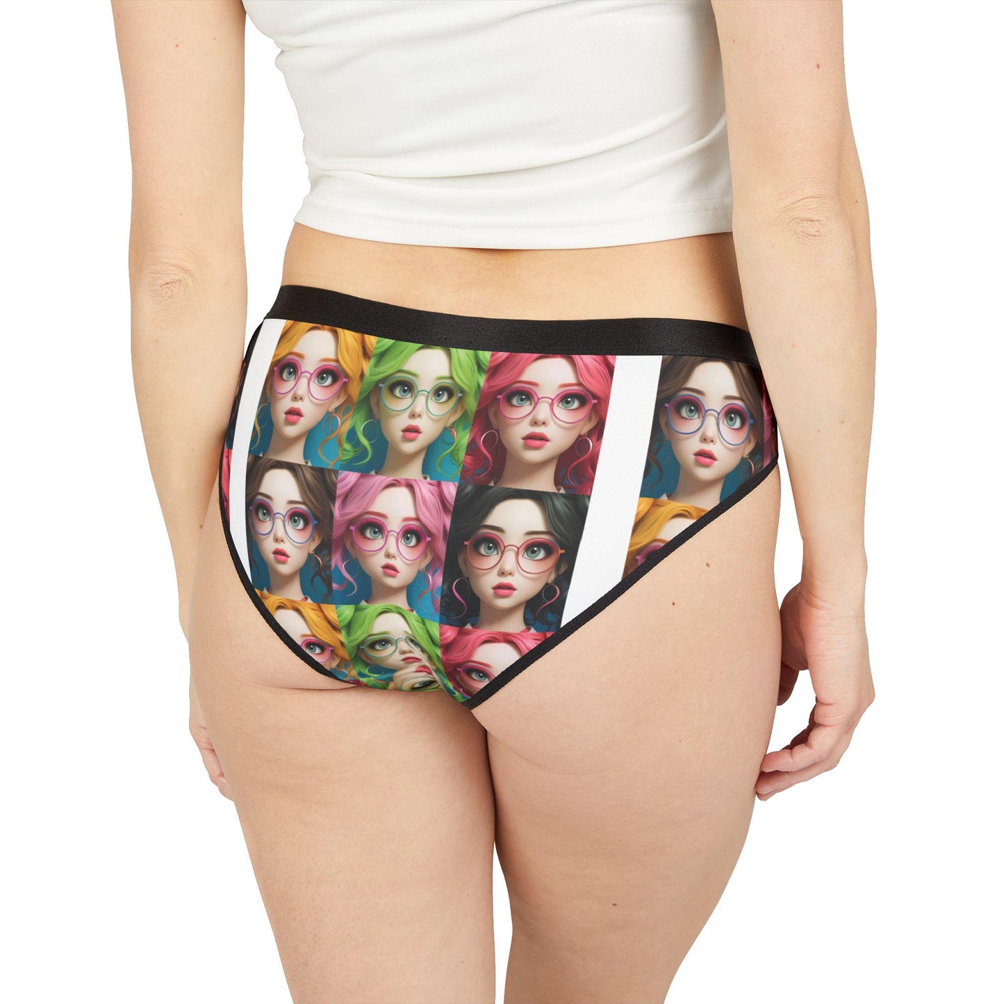 Vibrant AOP Panties: Stylish Everyday Lingerie, Bold Fashion Statement, Unique Gift for Her