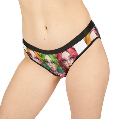 Vibrant AOP Panties: Stylish Everyday Lingerie, Bold Fashion Statement, Unique Gift for Her