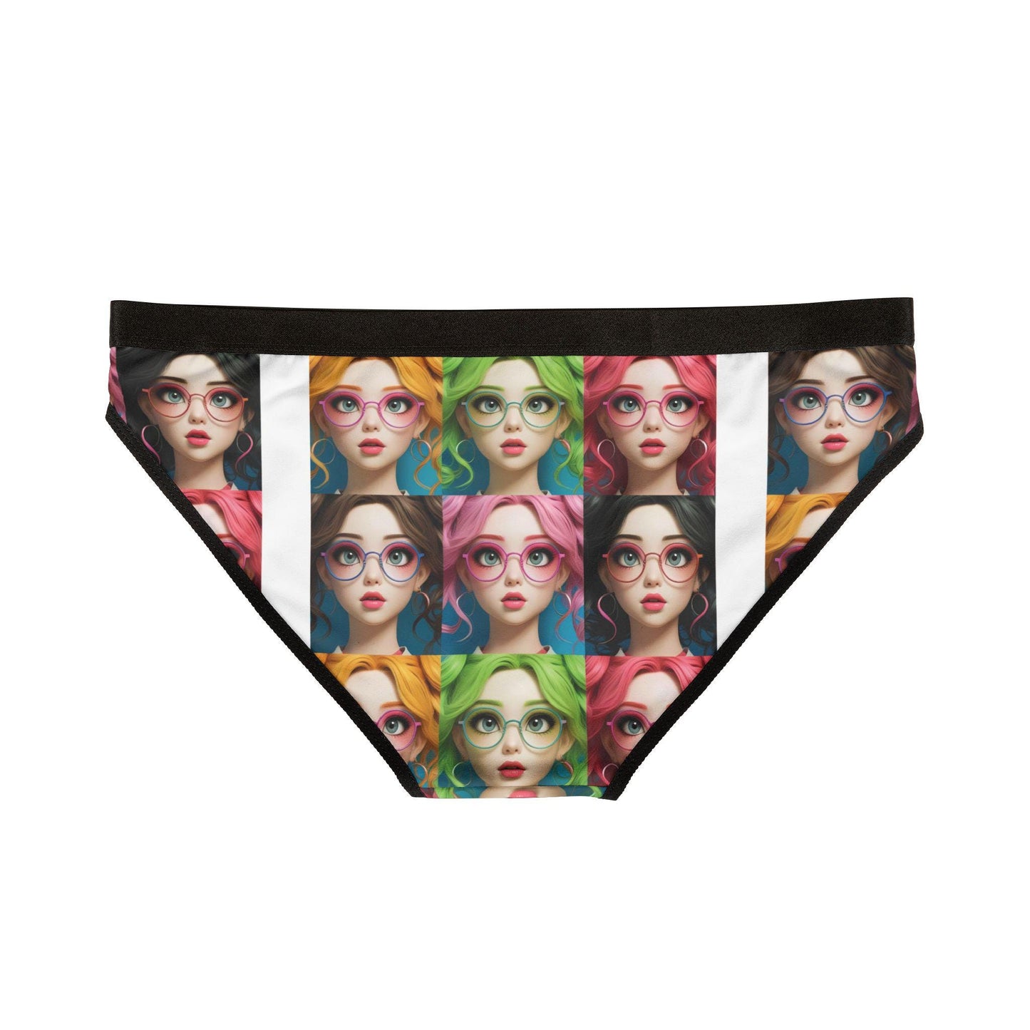 Vibrant AOP Panties: Stylish Everyday Lingerie, Bold Fashion Statement, Unique Gift for Her
