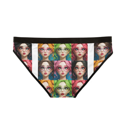 Vibrant AOP Panties: Stylish Everyday Lingerie, Bold Fashion Statement, Unique Gift for Her