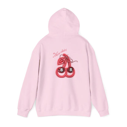 Vibrant Cherry Bomb Graphic Hoodie | Unisex Pink Streetwear Sweatshirt for Trendy Casual Style