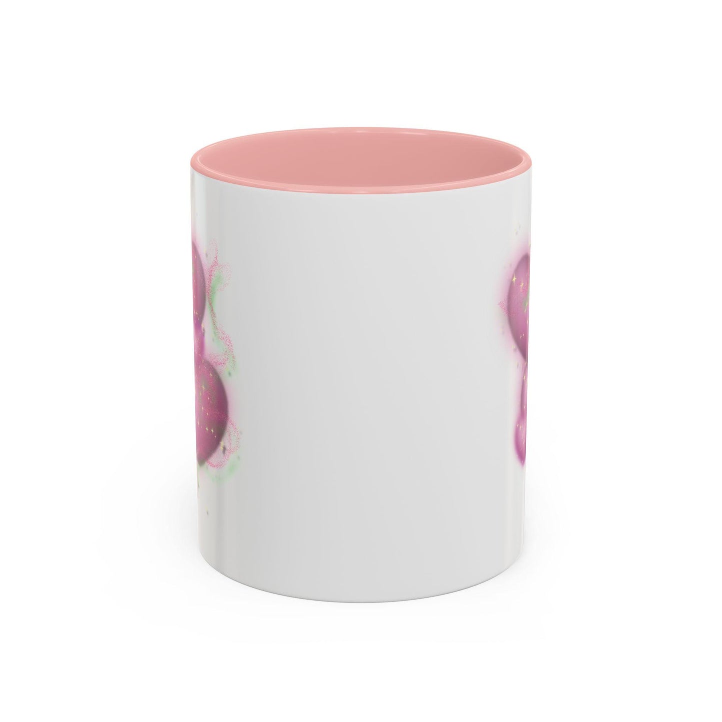 Accent Pink Floral Coffee Mug | Perfect Gift for Coffee Lovers, Home Decor, Mother's Day Gift, Desk Accessories, Flower Lover's Mug