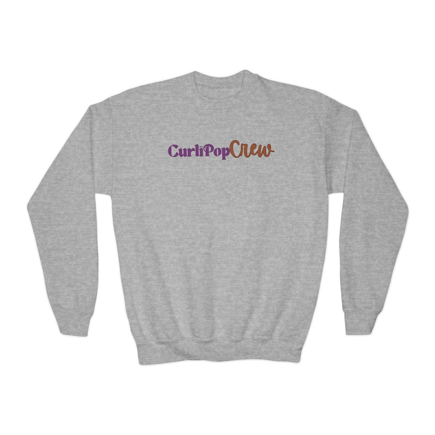 CurliPop Crew Kids Sweatshirt: Curly Hair Dolls, Nerdy Fashion