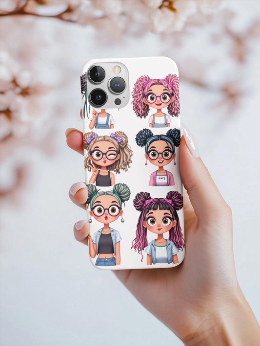 Artistic Girly Phone Covers: Personalized Magnetic Tough Cases for Trendy Tech Accessories