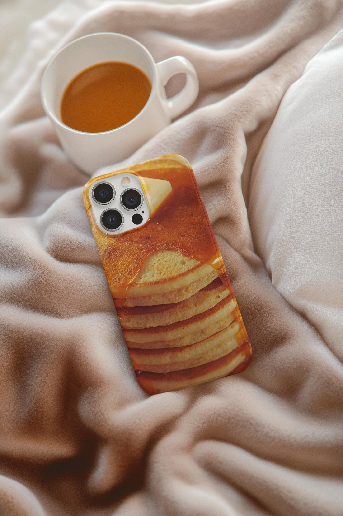 Pancake iPhone 16 Case: Foodie Tough Phone Cover