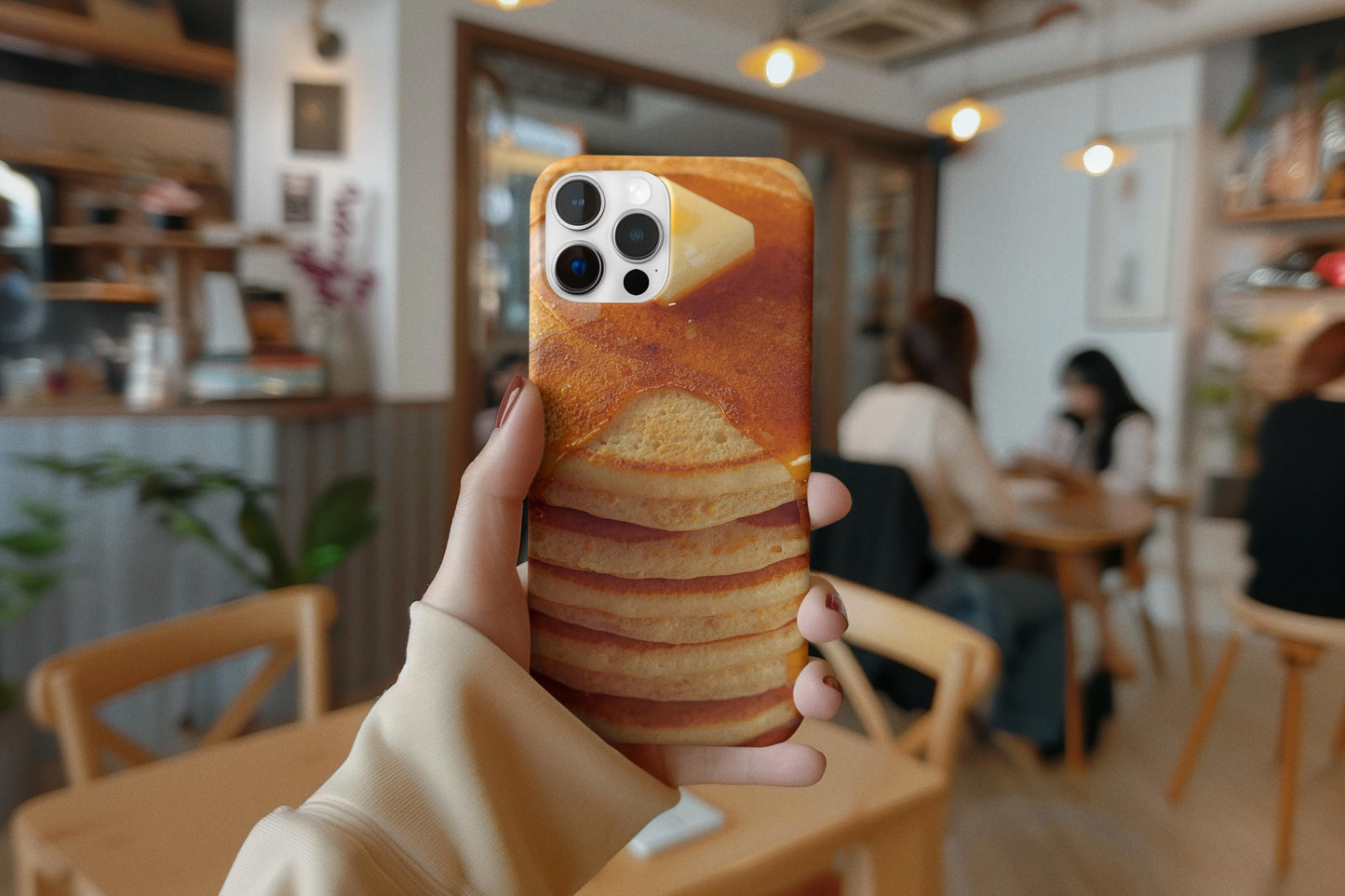 Pancake iPhone 16 Case: Foodie Tough Phone Cover