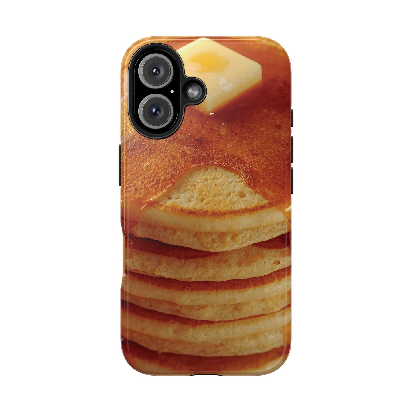 Pancake iPhone 16 Case: Foodie Tough Phone Cover