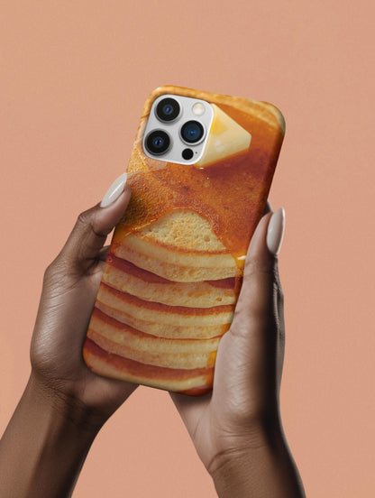 Pancake iPhone 16 Case: Foodie Tough Phone Cover